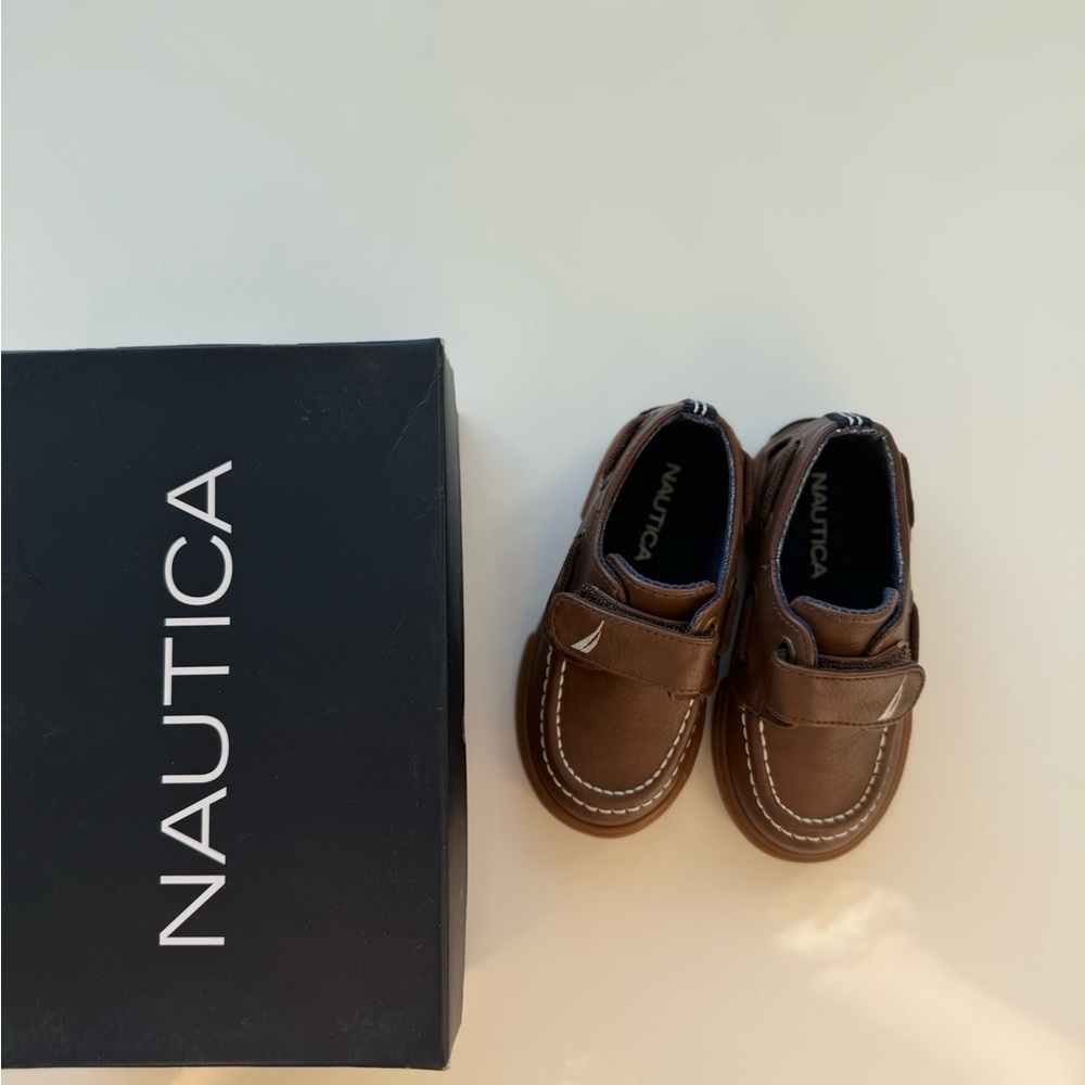 Nautica Kids Brown Boat Shoes